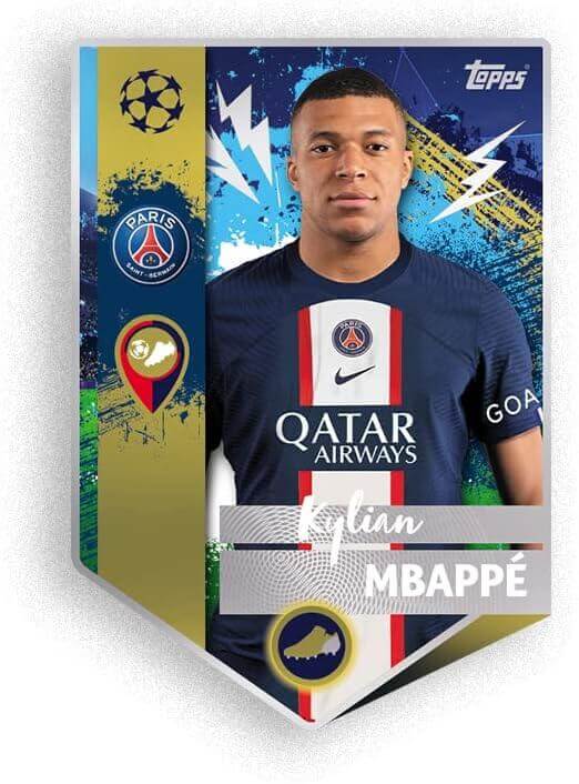 Topps UEFA Champions League, Football Stickers 2022/23 - Booster Pack Sticker Collection Earthlets