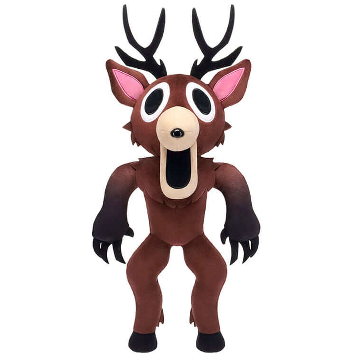 99 Nights In The Forest 12" Deluxe Plush - Deer with DLC Code, detailed plush toy with antlers and expressive face.