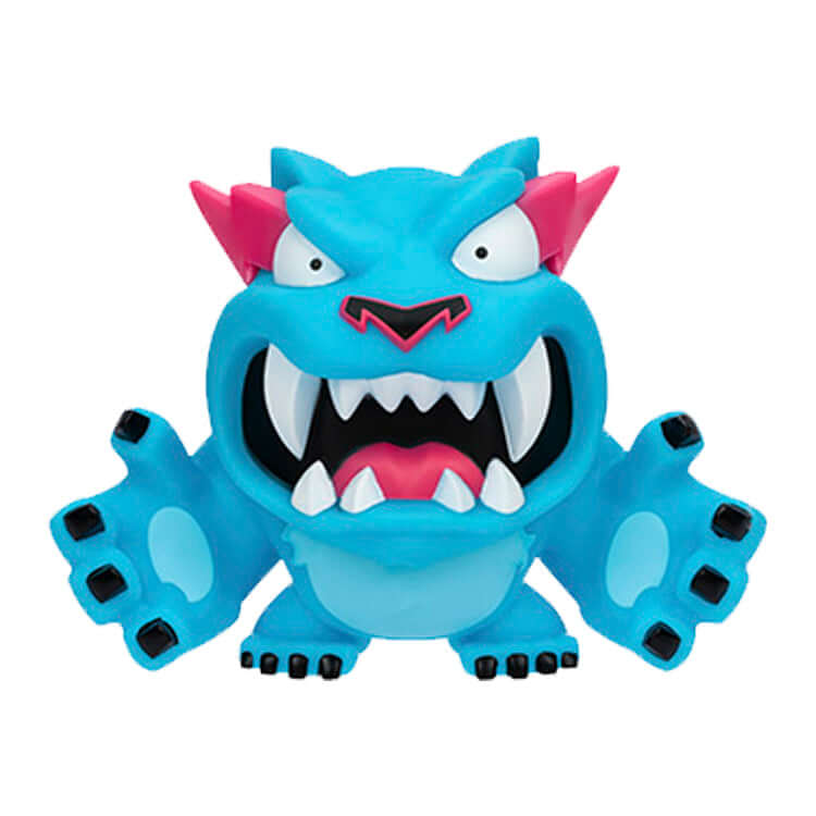 MrBeast Lab Vinyl Figure Classic Panther in blue and pink, 3.5 inches tall, collectible toy for fans.