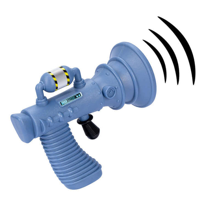 Despicable Me 4 Mini Fart Blaster in blue, features multiple buttons for 8 hilarious fart sounds for kids.