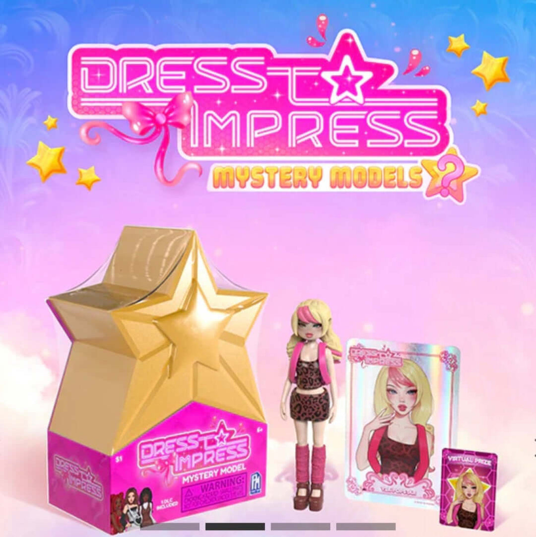 Dress To Impress Trio Doll Bundle with star packaging and Lana doll, perfect for imaginative play and surprise unwrapping.