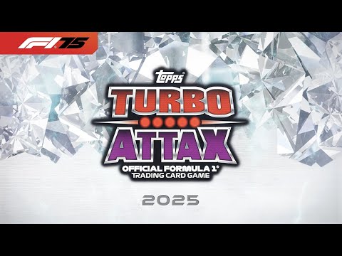 Topps Turbo Attax Official Formula 1 Trading Card Game logo for 2025 Diamond Collection.
