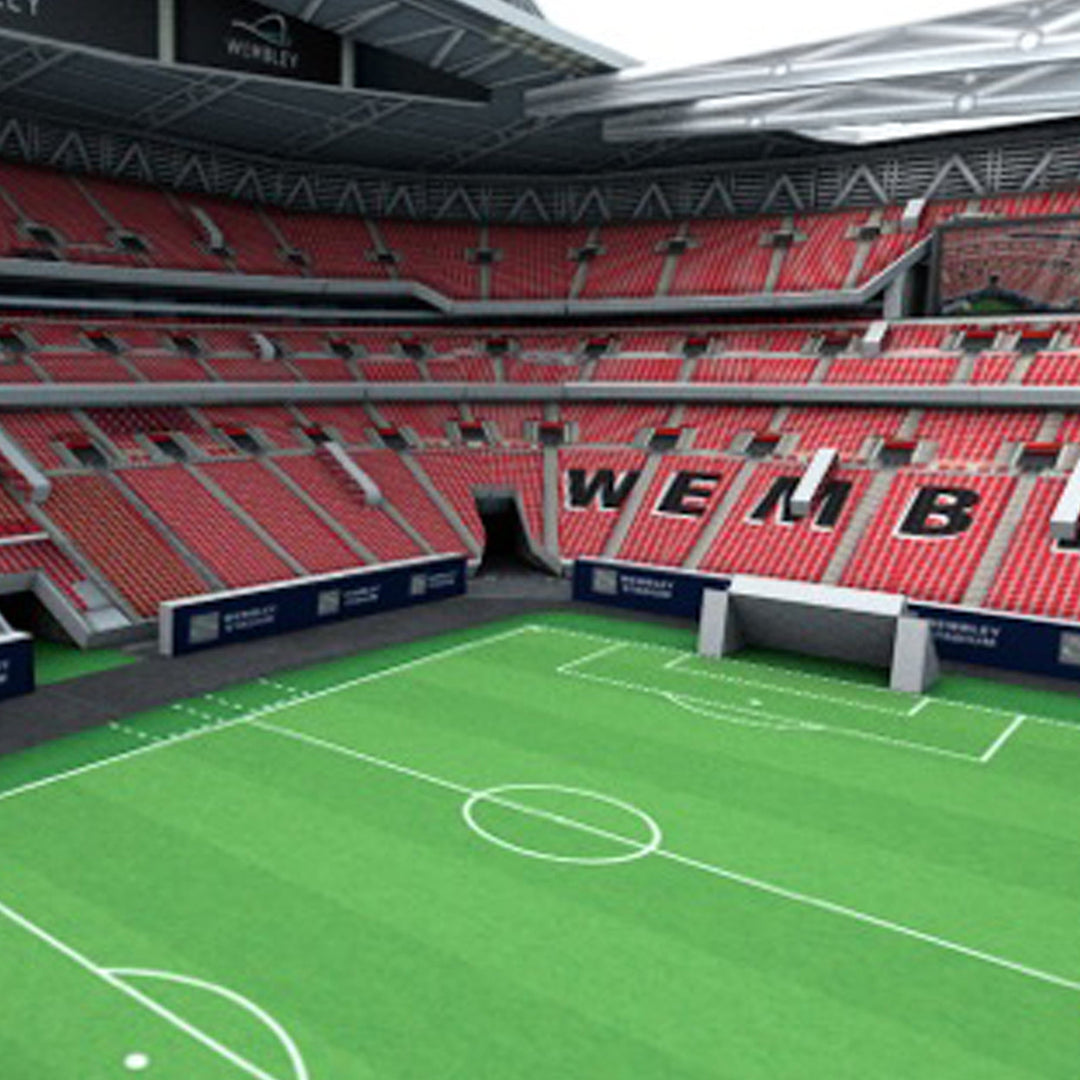 Wembley Stadium 3D Puzzle showcasing the interior of the iconic stadium with detailed seating and playing field.