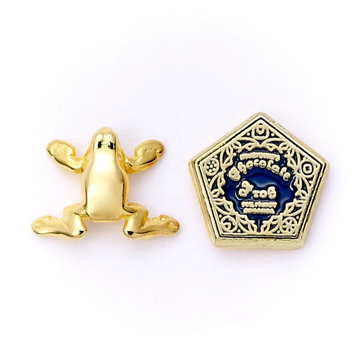 Official Harry Potter Chocolate Frog Gold Plated Stud Earrings