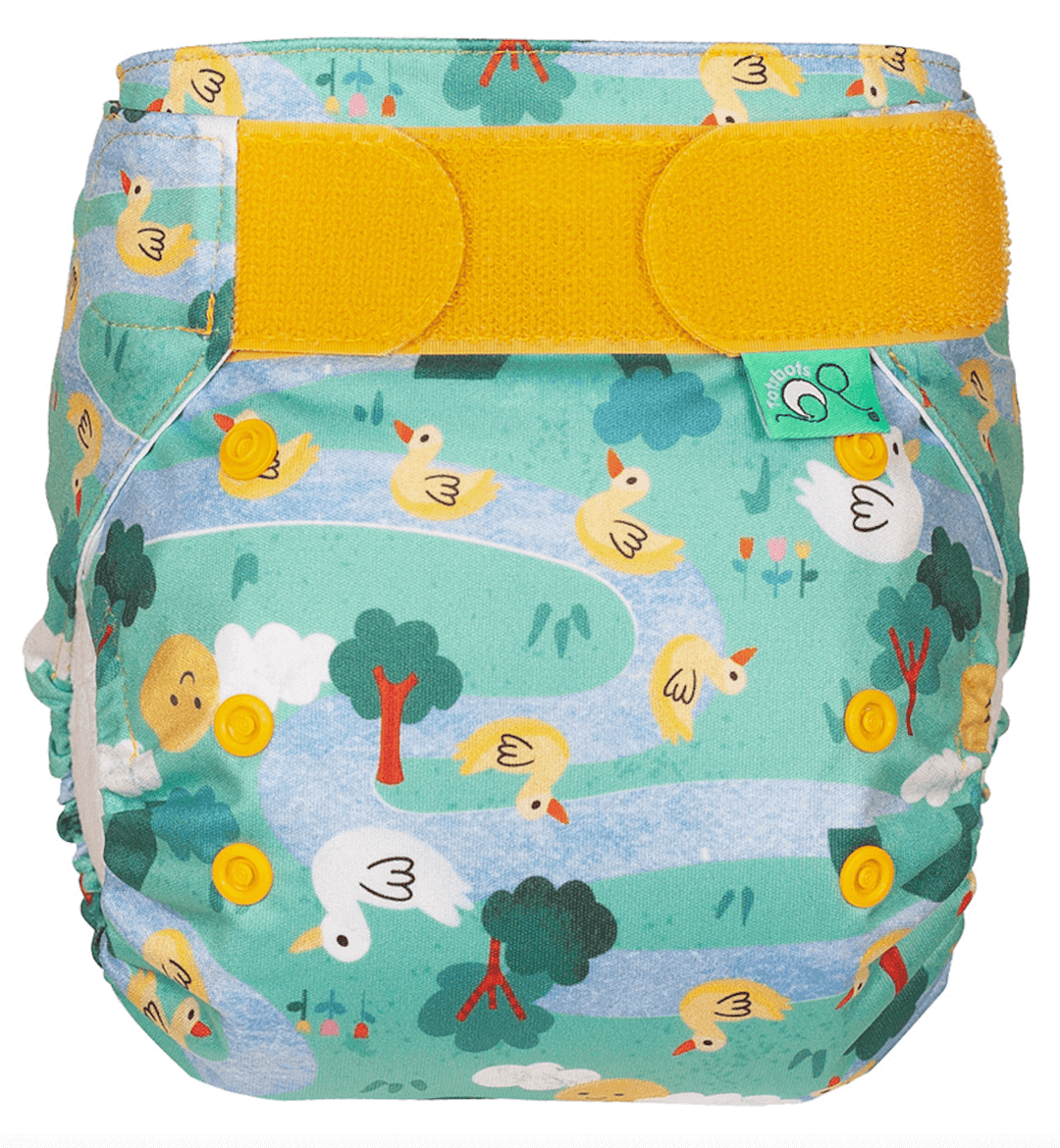 Tots Bots Bamboozle Nappy Wrap Colour: Above the Clouds Size: Size 1 (6-18lbs) reusable nappies Earthlets