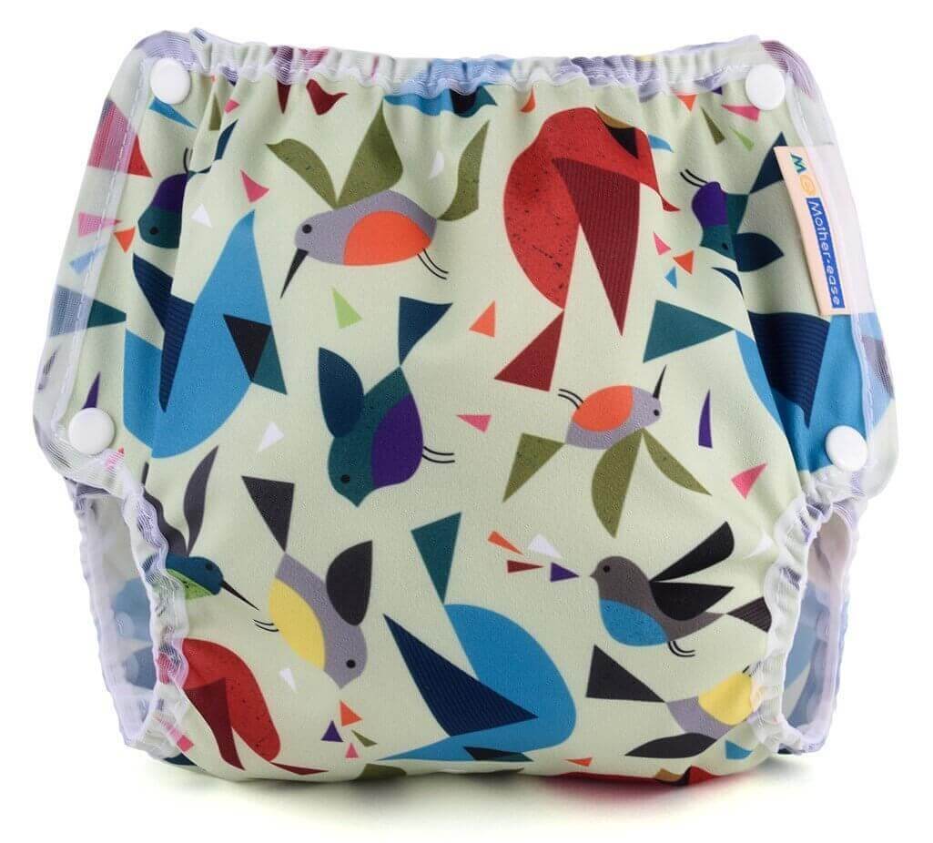 Mother-ease Air Flow Cover Tweet Colour: Tweet size: XS reusable nappies Earthlets