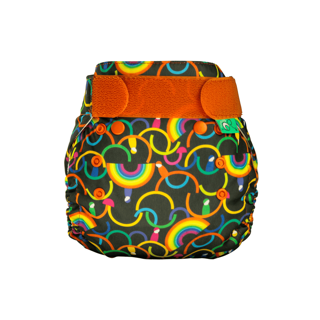 Tots Bots Bamboozle Nappy Wrap Colour: Above the Clouds Size: Size 1 (6-18lbs) reusable nappies Earthlets