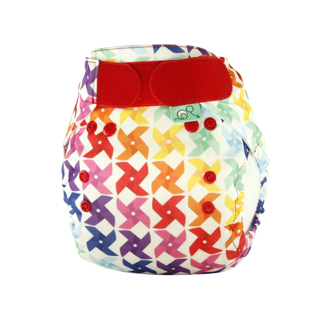 Tots Bots Bamboozle Nappy Wrap Colour: Above the Clouds Size: Size 1 (6-18lbs) reusable nappies Earthlets