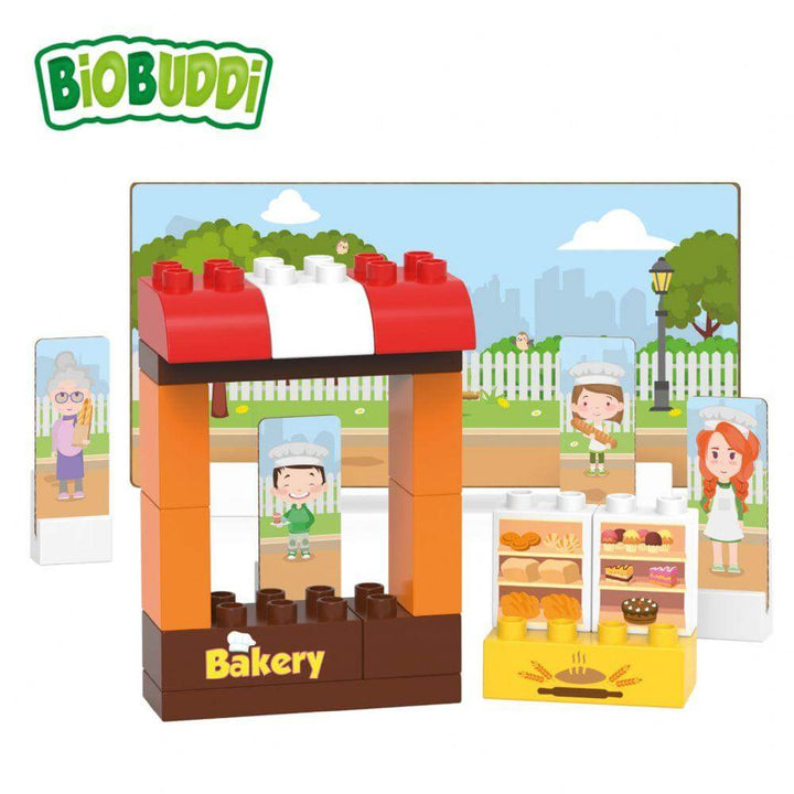 BioBuddi Environmentally Friendly Building blocks Environmentally friendly Bakery age 1.5 to 6 years play educational toys Earthlets