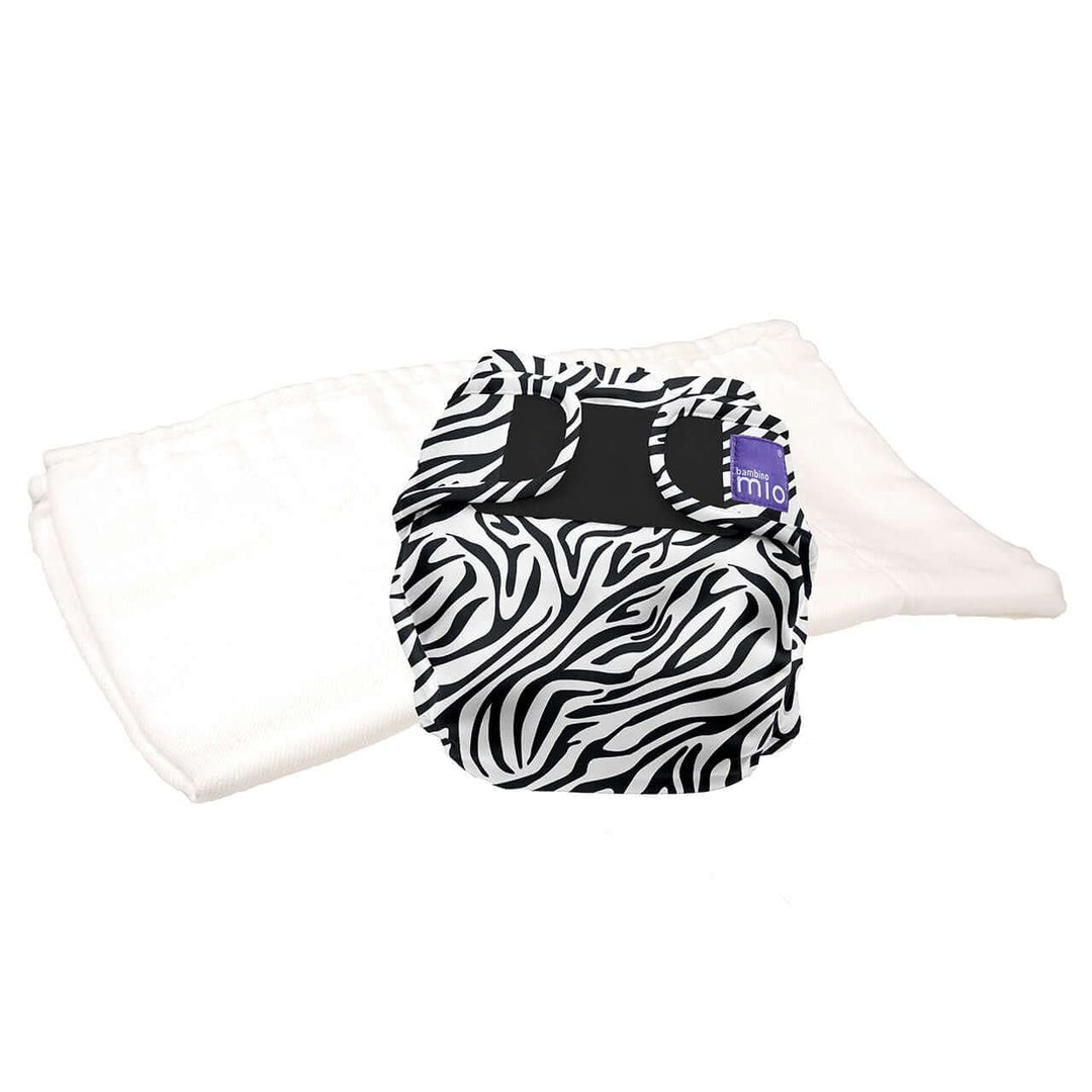 Bambino Mio Mioduo Two-Piece Nappy Size: Size 1 Colour: Savanna Stripes reusable nappies Earthlets