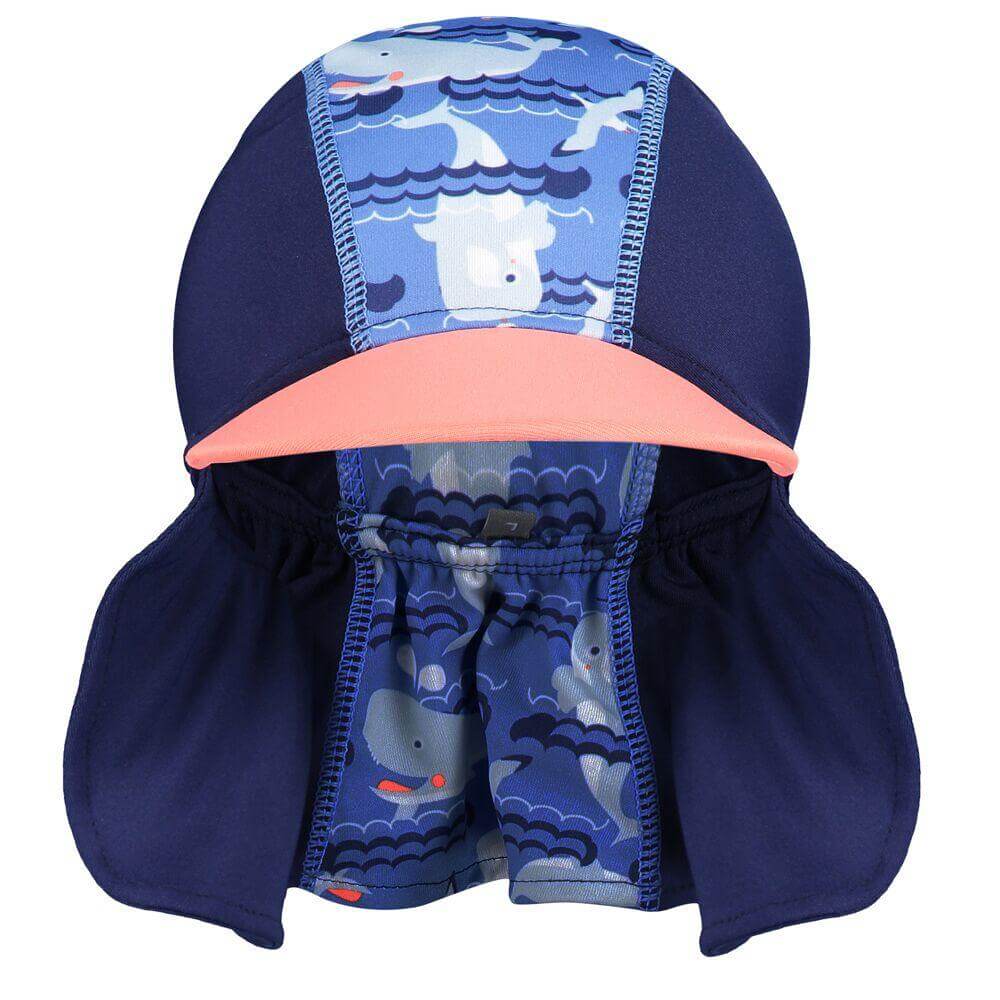 Close Parent Sunhat Colour: Whale Size: Large reusable swim nappies Earthlets